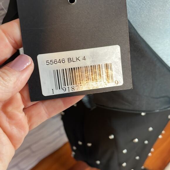 NWT Mac Duggal rhinestone beaded cocktail gown - Picture 8 of 12